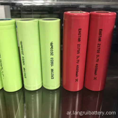 ليثيوم أيون 21700 3.7V 4000MAH بطارية